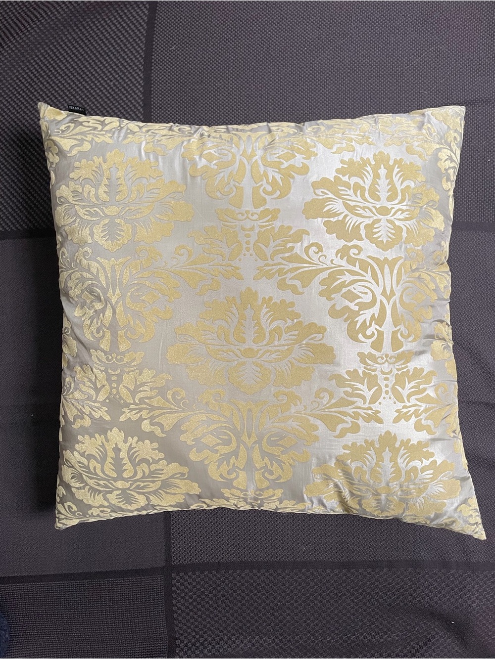 Large Olive-green Decorative Pillow l 22”x22”